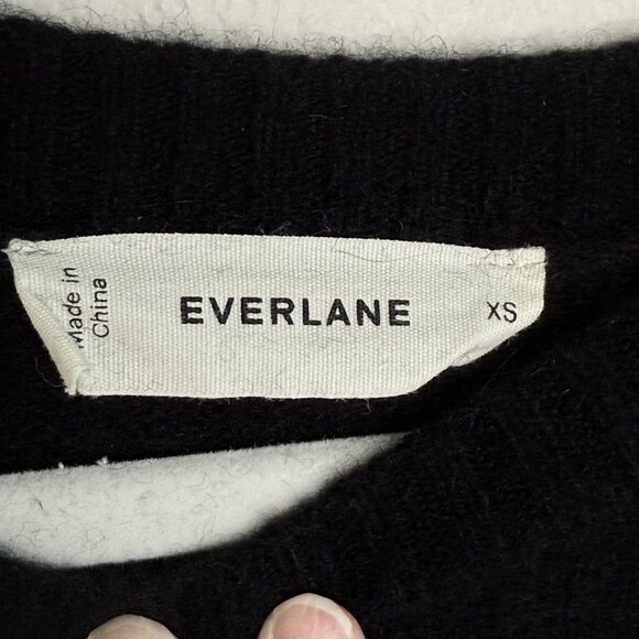 Everlane Womens Black Cashmere Sweater, XS - Picture 6 of 8